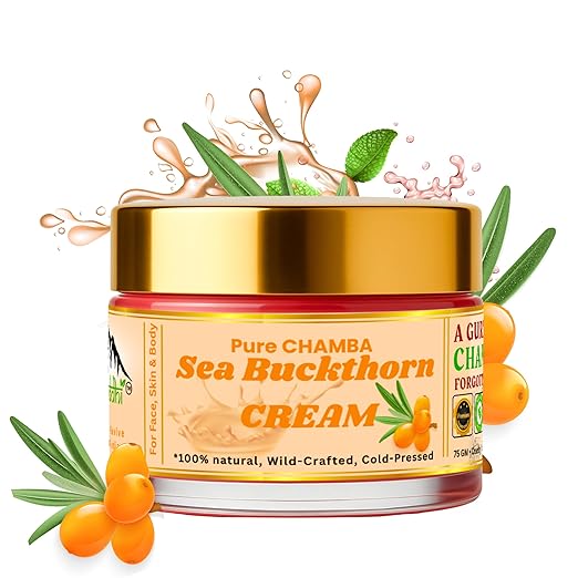 HimShuddhi Pahadi 100% Pure Sea Buckthorn Cream - 50 gm