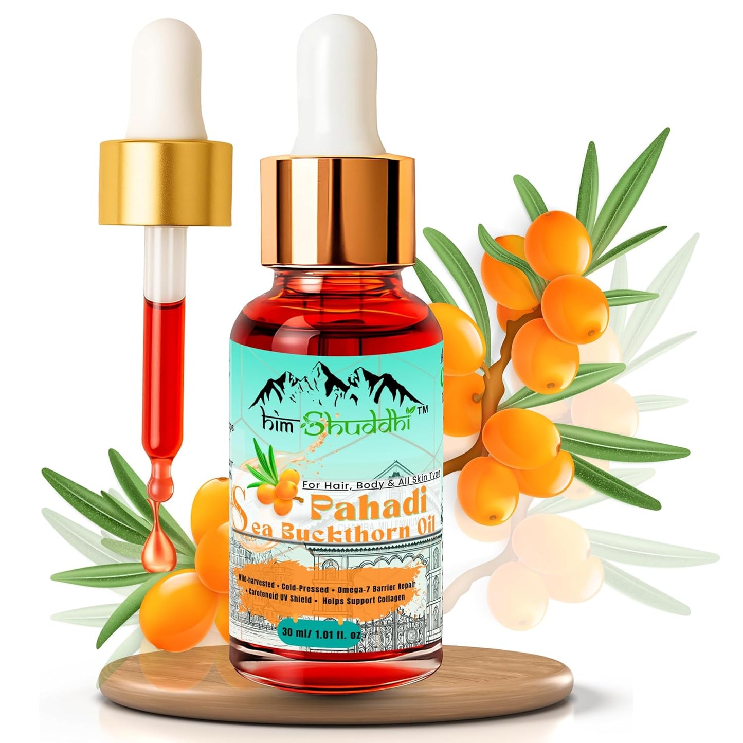 Pure Sea Buckthorn Berry oil- 30 ml