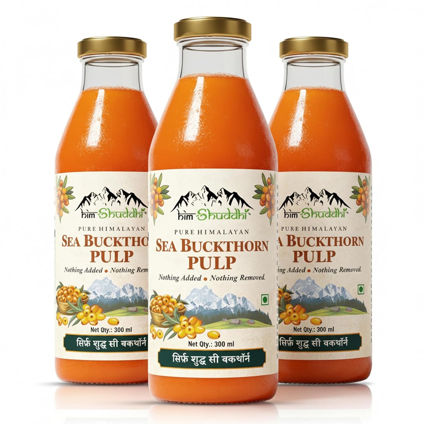 Pure Sea Buckthorn Pulp/Juice - 300 ml