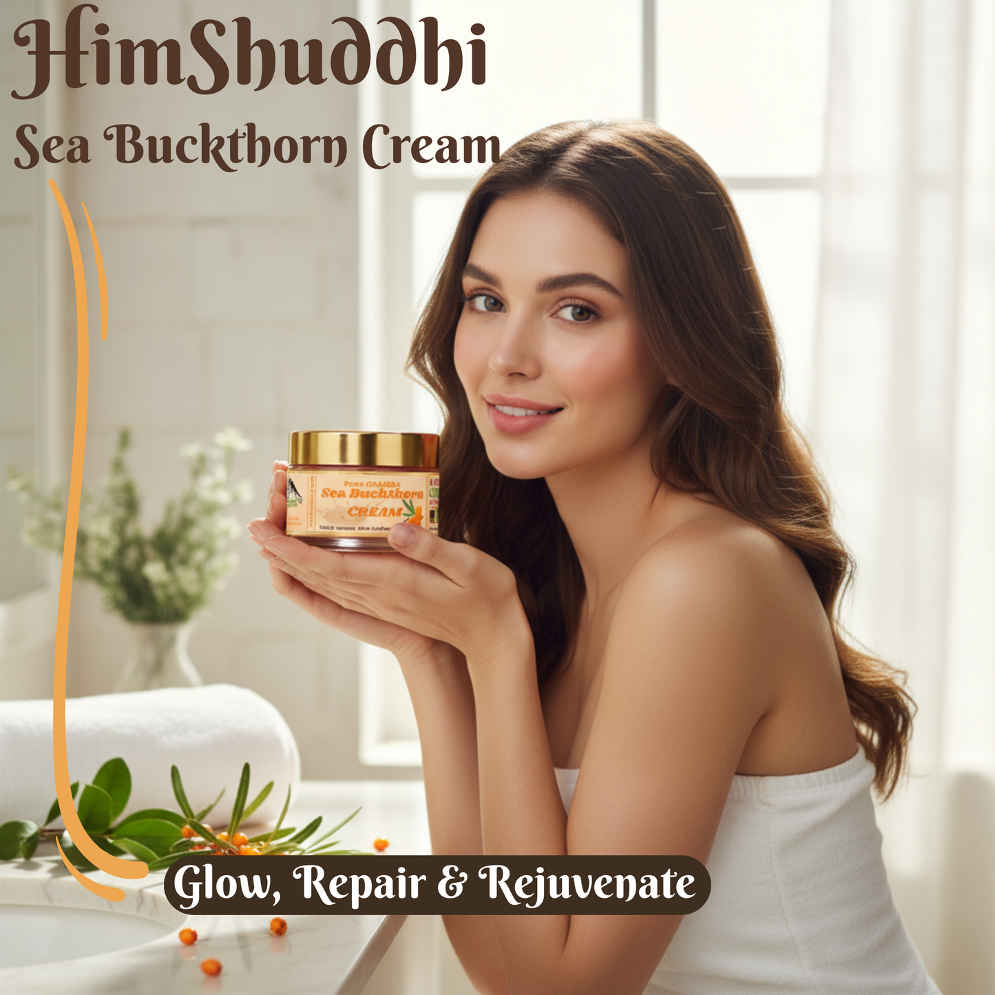 Pahadi 100% Pure Sea Buckthorn Cream - 50 gm