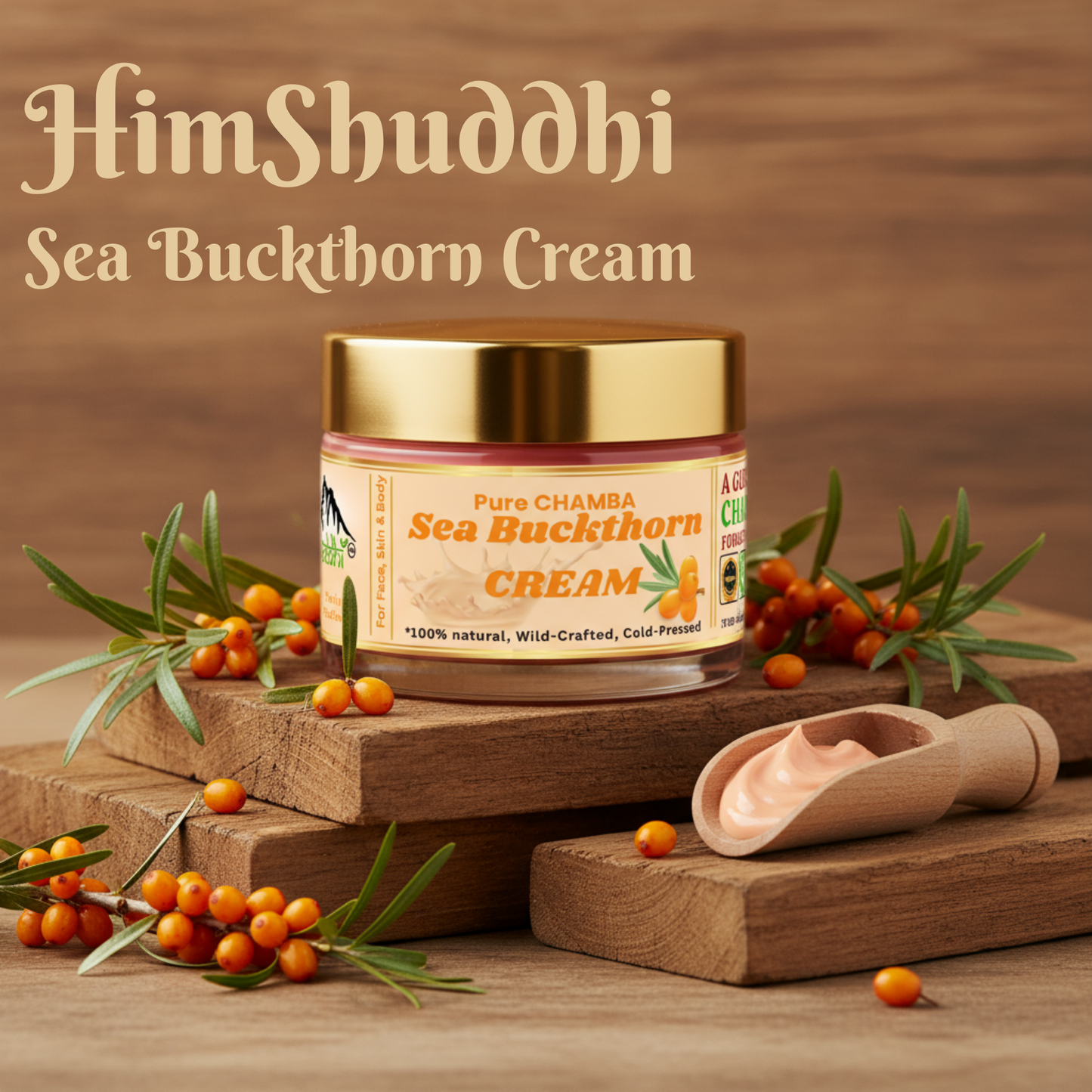 Pahadi 100% Pure Sea Buckthorn Cream - 50 gm