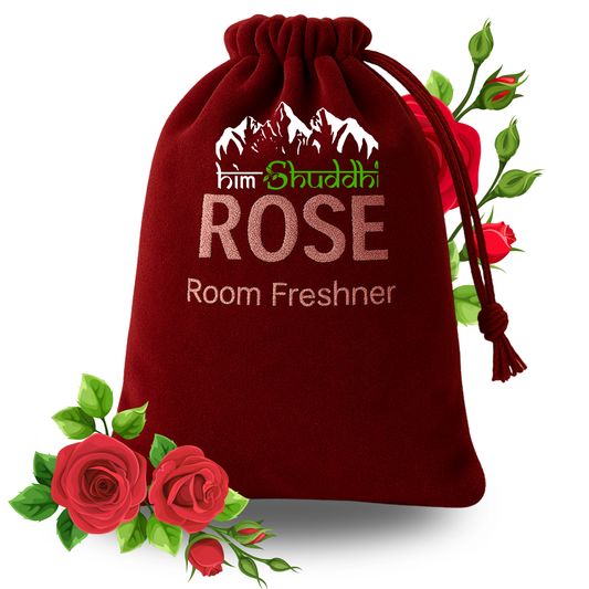 HimShuddhi Handmade Himalayan Rose Room or Air Freshner Pouch for Home, Office, Wardrobe, Cupbord & Car