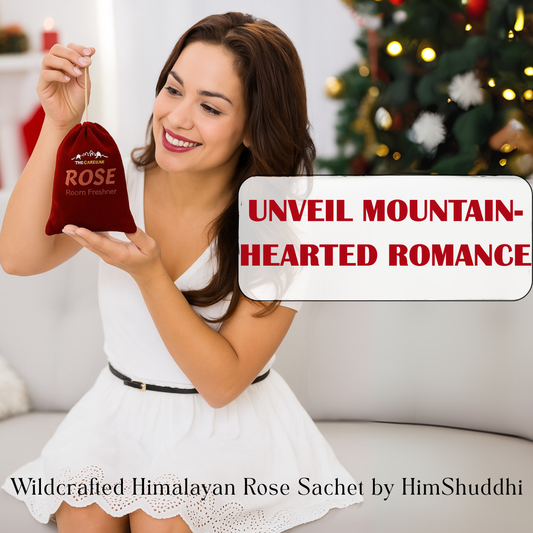 HimShuddhi Handmade Himalayan Rose Room or Air Freshner Pouch for Home, Office, Wardrobe, Cupbord & Car