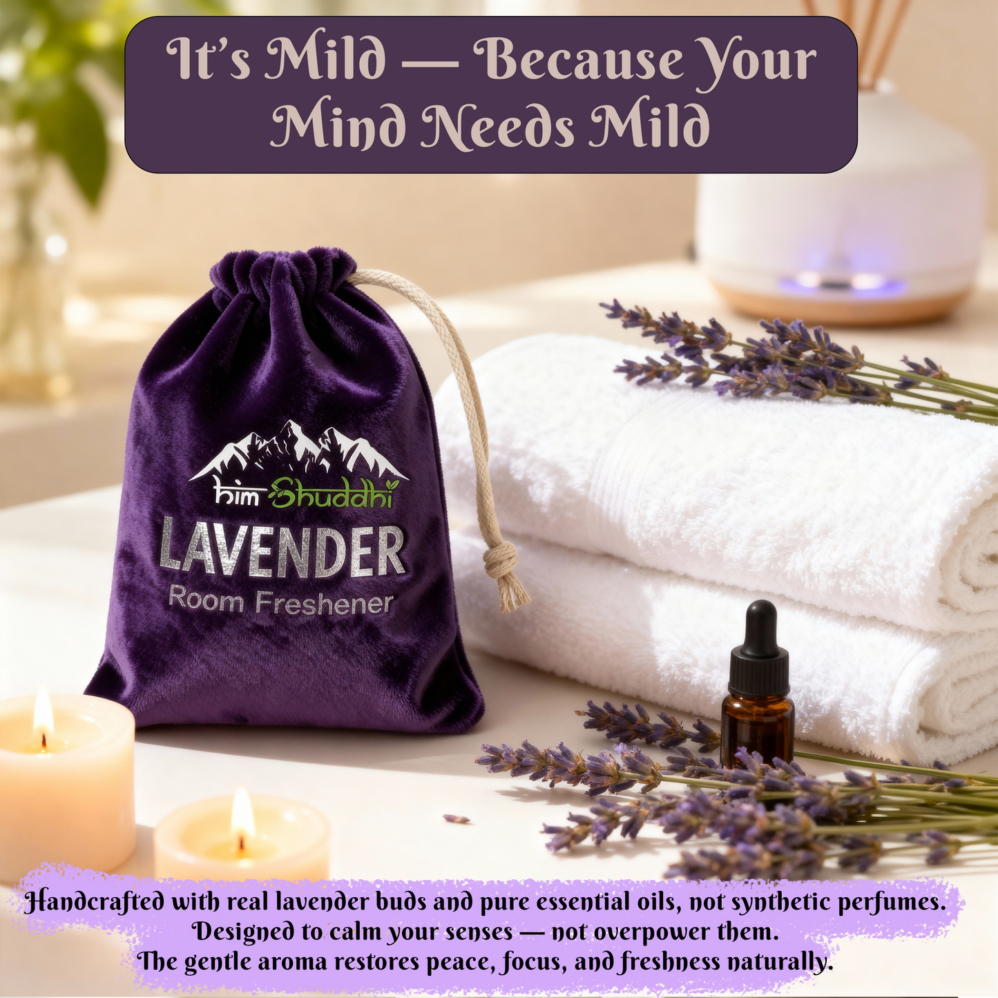 Handmade Himalayan Lavender Room or Air Freshner