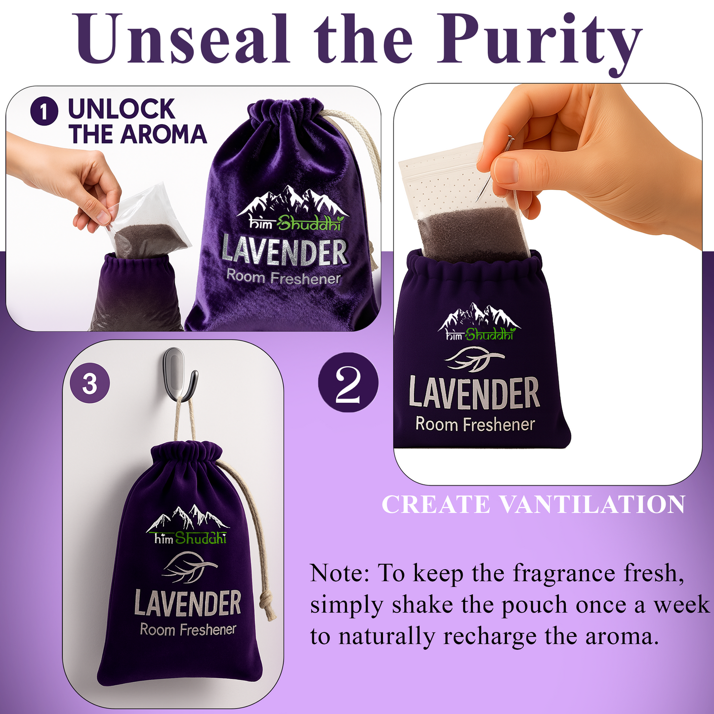 Handmade Himalayan Lavender Room or Air Freshner